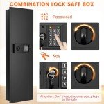 Fireproof In-Wall Safe with Combination Lock