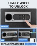 DAYI Fireproof Waterproof Home Safe with Keypad