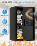 Fireproof Waterproof Document Safe with Digital Lock