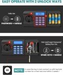Fireproof Home Safe with Smart Keypad Security