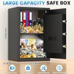 Fireproof Waterproof Home Safe with Digital Keypad