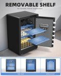 DAYI Fireproof Waterproof Home Safe with Keypad