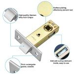 5-Pack Chrome Tubular Mortice Latch for Doors