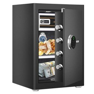 Biometric Fingerprint Safe with Digital Keypad
