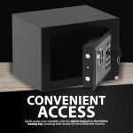 ZENO Small Digital Safe with Keypad & Backup Keys