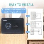 Compact Digital Safe for Money and Valuables