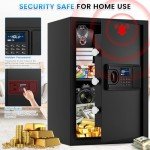 Fireproof Waterproof Home Safe with Digital Keypad