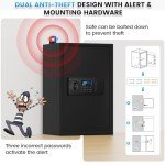 Fireproof Waterproof Document Safe with Digital Lock