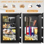 Digital Fireproof Safe Box with Keypad Lock