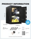Fireproof Waterproof Digital Safe Box for Home