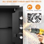 Large Fireproof Waterproof Digital Safe with Alarm