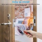 5-Pack Chrome Tubular Mortice Latch for Doors