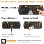 Digital Fireproof Safe Box with Keypad Lock