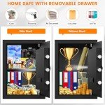 Large Fireproof Waterproof Digital Safe with Alarm