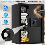 Fireproof Waterproof Home Safe with Digital Keypad