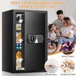 Digital Fireproof Safe Box with Keypad Lock