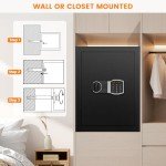 Large Fireproof Waterproof Digital Safe with Alarm
