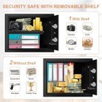 Fireproof Waterproof Safe Box with Digital Keypad