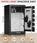 Fireproof Biometric Safe Box for Home Security