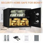 Fireproof Waterproof Safe Box with Digital Keypad