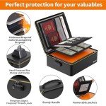 Fireproof Lockbox for Documents and Valuables