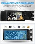 TOTOY Fireproof Waterproof Safe Box for Home