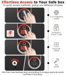 Fireproof Biometric Safe Box for Home Security