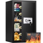 Extra Large Fireproof Safe with Alarm System