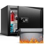 Fireproof Lock Box with Combination Security Lock