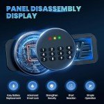 Secure Home Safe with Combination Lock & Key