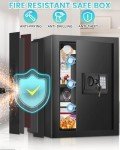 Fireproof Home Safe with Smart Alert System