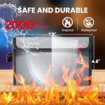 Fireproof Lock Box with Combination Security Lock