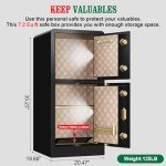 Extra Large Fireproof Waterproof Home Security Safe