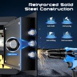Secure Home Safe with Combination Lock & Key
