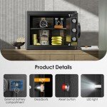34L Fireproof Hotel Safe with Combination Lock