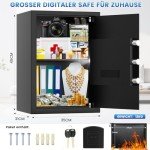 Large Fireproof Fingerprint Safe for Valuables