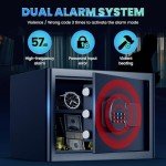 Secure Home Safe with Combination Lock & Key
