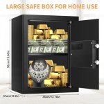 Large Fireproof Safe with Digital Keypad Security