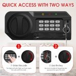 Fireproof Digital Safe with Anti-Theft Alarm