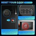 Secure Home Safe with Combination Lock & Key