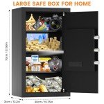5.0 Cub Fireproof Digital Safe for Home Security