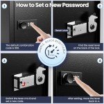 Fireproof Lock Box with Combination Security Lock