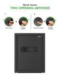 Fireproof Waterproof Safe with Digital Keypad Lock