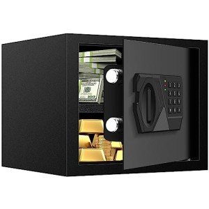 Small Fireproof Safe with Digital Keypad for Home