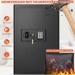 Large Fireproof Safe with Digital Lock & Bag