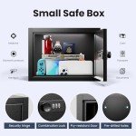 Fireproof Lock Box with Combination Security Lock