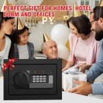 Fireproof Digital Safe with Anti-Theft Alarm