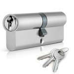 XFORT® Chrome Euro Cylinder Lock with Keys