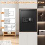 Large Fireproof Safe with Digital Keypad Security