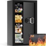 Large Fireproof Waterproof Home Security Safe